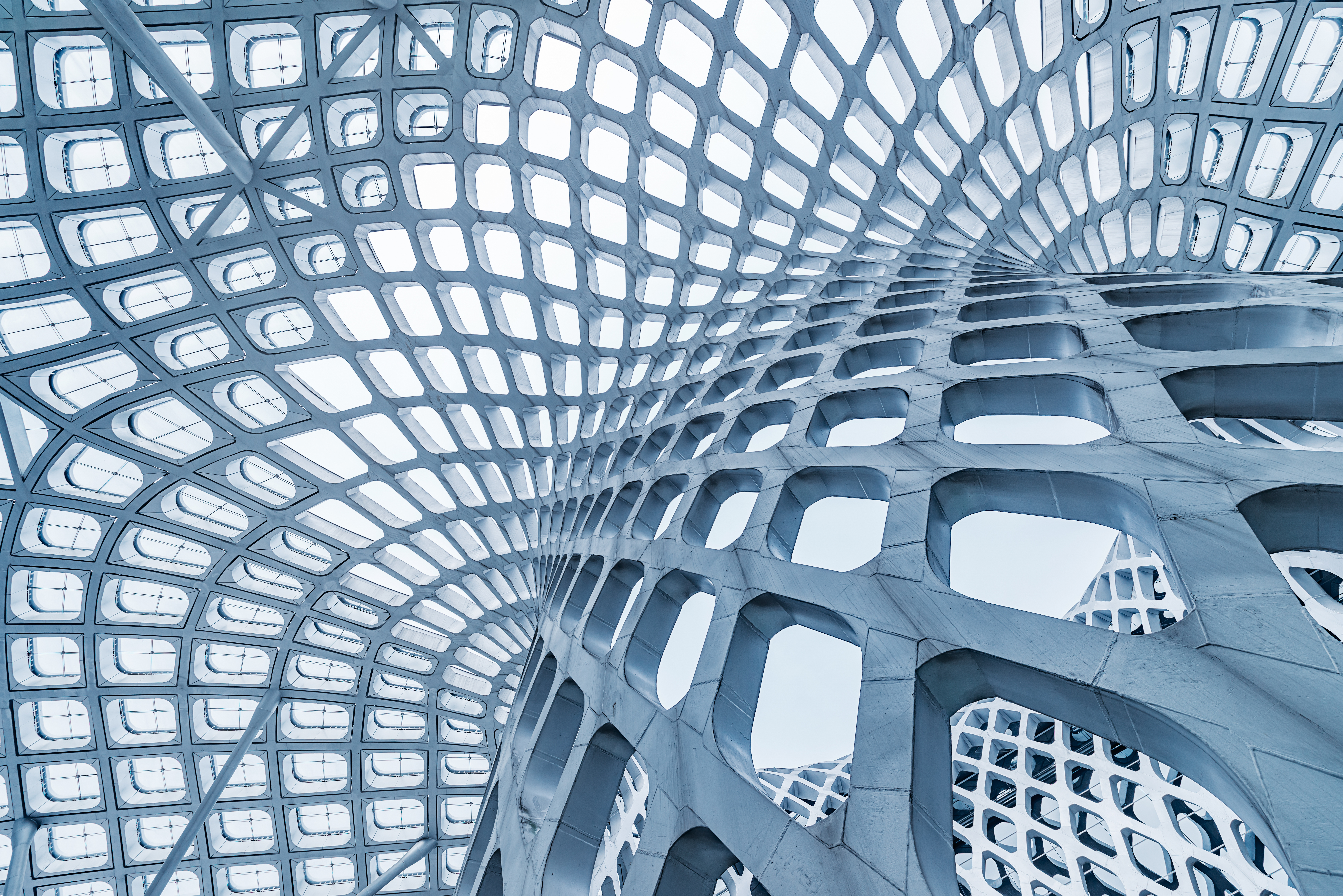 Modern glass architecture representing innovative digital solutions