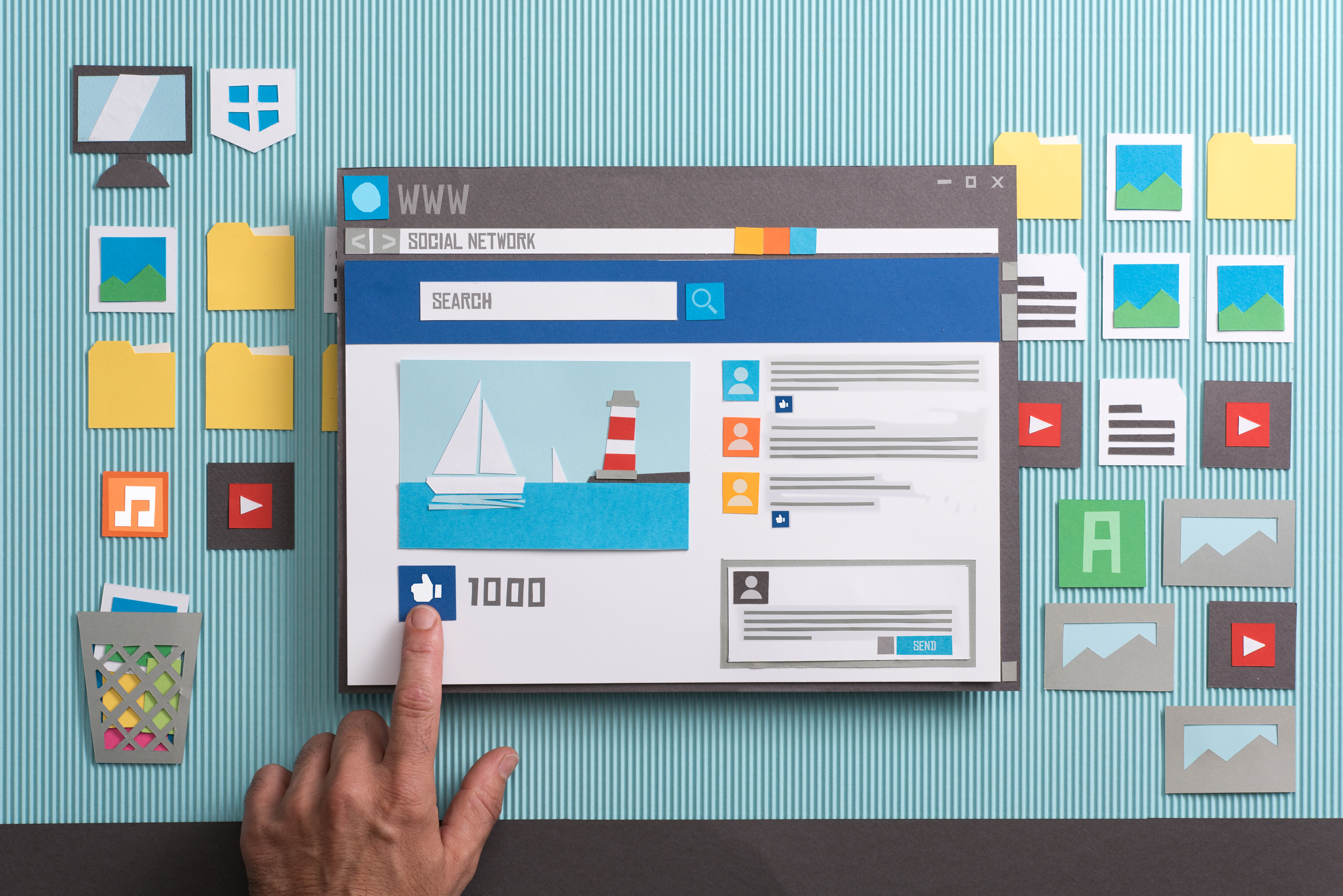 Social media content